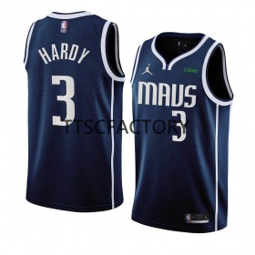 Dallas Mavericks Jaden Hardy 3 Nike 2022-23 Statement Edition Navy Pelipaidat Swingman - Miesten